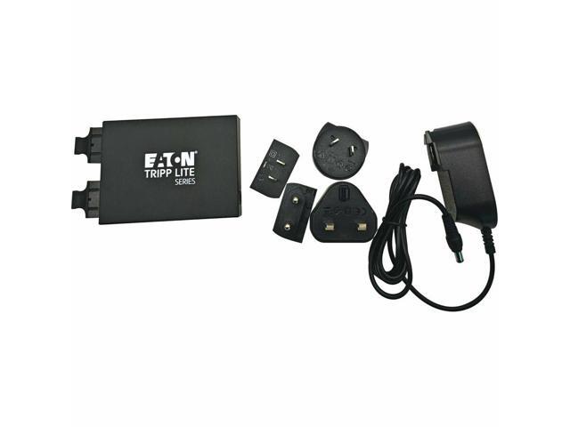 Tripp Lite N784-MDC-6SCSC Fiber Optic 100 Mb SC to 100 Mb SC Mode Converter - 1310 nm Compatible - Up to 60 km (37.3 mi.) - Black - Metal Box