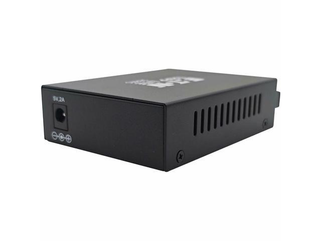 Tripp Lite series N785-MDC-1SCSC 1 Gb SC to 1 Gb SC Gigabit Mode Converter - 850 nm and 1310 nm Compatible, Up to 10 km (6.2 mi.) - Black - Metal Box