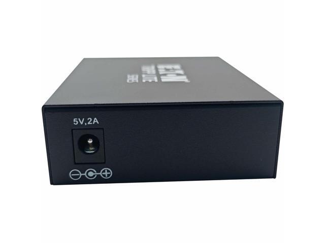Tripp Lite series N785-MDC-1SCSC 1 Gb SC to 1 Gb SC Gigabit Mode Converter - 850 nm and 1310 nm Compatible, Up to 10 km (6.2 mi.) - Black - Metal Box
