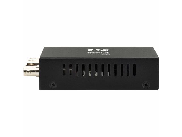 Tripp Lite N784-MDC-4STST Fiber 100 Mb ST to 100 Mb ST Mode Converter - 1310 nm Compatible - Up to 40 km (24.9 mi.) - Black - Metal Box