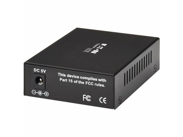 Tripp Lite N784-MDC-4STST Fiber 100 Mb ST to 100 Mb ST Mode Converter - 1310 nm Compatible - Up to 40 km (24.9 mi.) - Black - Metal Box