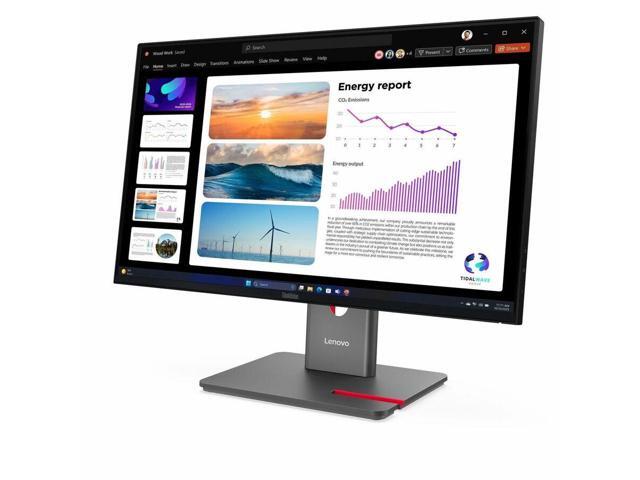 Lenovo - ThinkVision P24Q-40 24" Class WQHD LED Monitor - 16:9 - Raven 23.8" Viewable - In-plane Switching (IPS) - Black - image 9