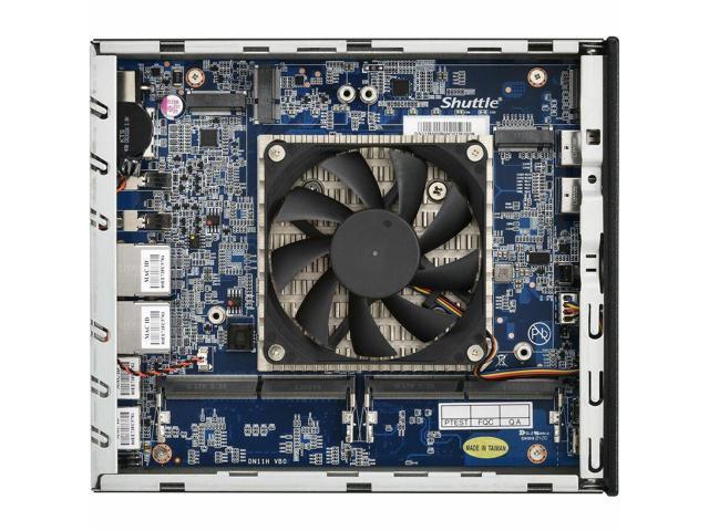 Shuttle XPC slim DN11H5 Barebone Slim PC - Intel Core Ultra 5 125H (1.20 GHz) - 96 GB DDR5 SDRAM DDR5-5600/PC5-44800 Maximum RAM Support -...