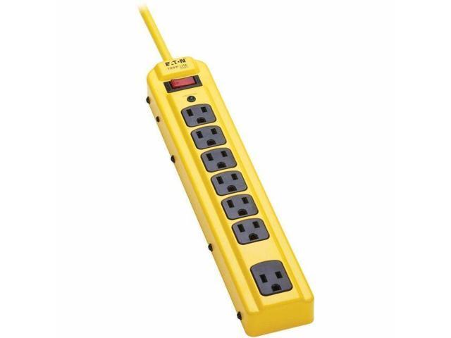 Eaton Tripp Lite Series 7-Outlet Industrial Safety Surge Protector - 4 ft. Cord, 450 Joules, Metal Housing - Industrial, Household Electronic,...