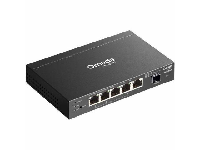 Omada Access 6-Port Gigabit Switch with 4-Port PoE+ - 5 Ports - Manageable - Gigabit Ethernet - 10/100/1000Base-T, 1000Base-X - 2 Layer Supported -...
