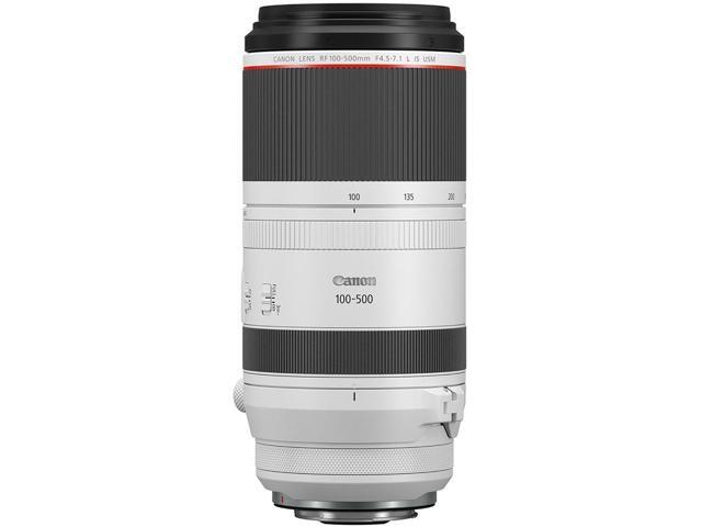 Canon - RF100-500mm F4.5-7.1 L IS USM Telephoto Zoom Lens for EOS R-Series Cameras - White - image 12