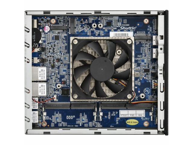 Shuttle XPC slim DN11H9 Barebone Slim PC - Intel Core Ultra 9 185H (2.30 GHz) - 96 GB DDR5 SDRAM DDR5-5600/PC5-44800 Maximum RAM Support - Serial...