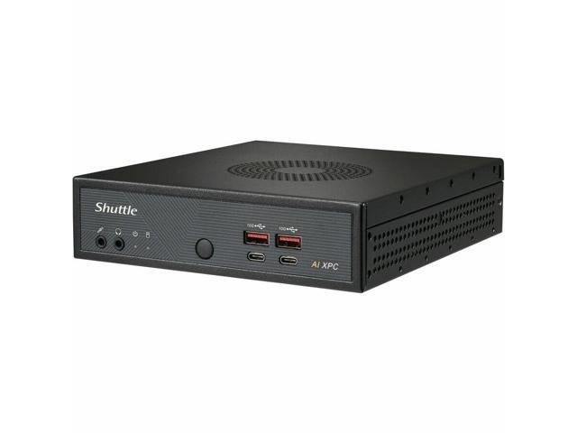 Shuttle XPC slim DN11H9 Barebone Slim PC - Intel Core Ultra 9 185H (2.30 GHz) - 96 GB DDR5 SDRAM DDR5-5600/PC5-44800 Maximum RAM Support - Serial...
