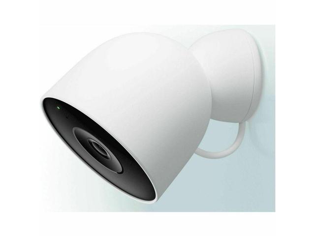 Google - Nest Cam Outdoor (wired, 2nd gen) - 2K Video and Gemini - 2-Pack - Snow - image 3