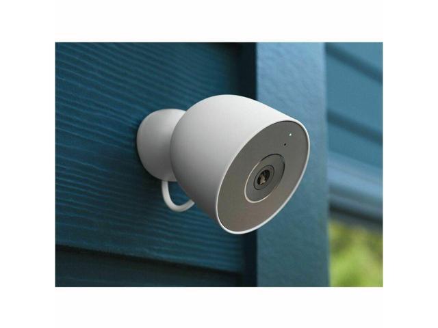 Google - Nest Cam Outdoor (wired, 2nd gen) - 2K Video and Gemini - 2-Pack - Snow - image 4