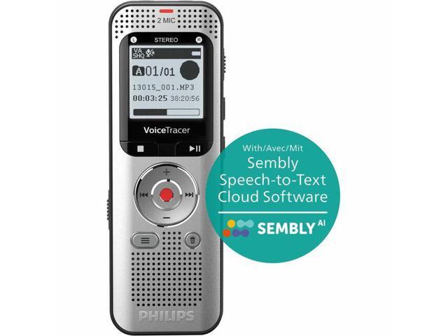 Voice Tracer DVT2015 Digital Recorder with Sembly 8 GB