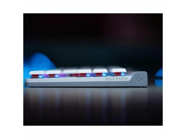 Logitech - G515 RAPID TKL Wired Mechanical Analog Low-Profile Switch Gaming Keyboard with LIGHTSYNC RGB - White - image 7