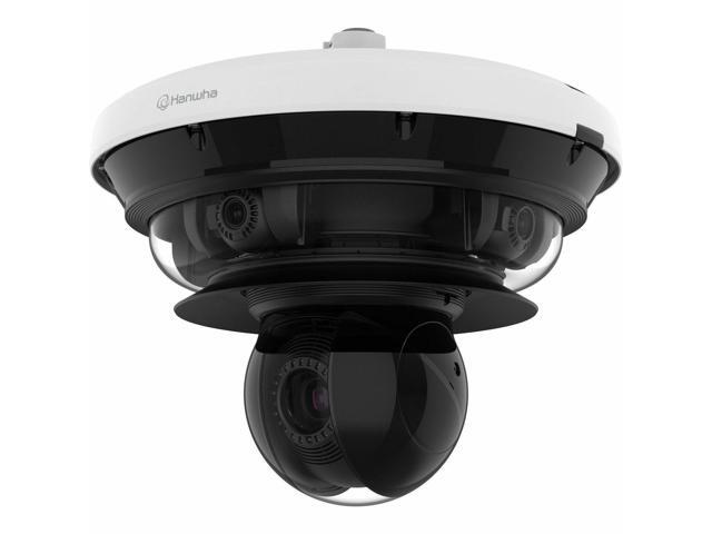 Wisenet PNM-C34404RQPZ 34 Megapixel Outdoor 4K Network Camera - Color - Dome - White - 656.17 ft Infrared Night Vision - H.264, H.265, MJPEG - 3840...