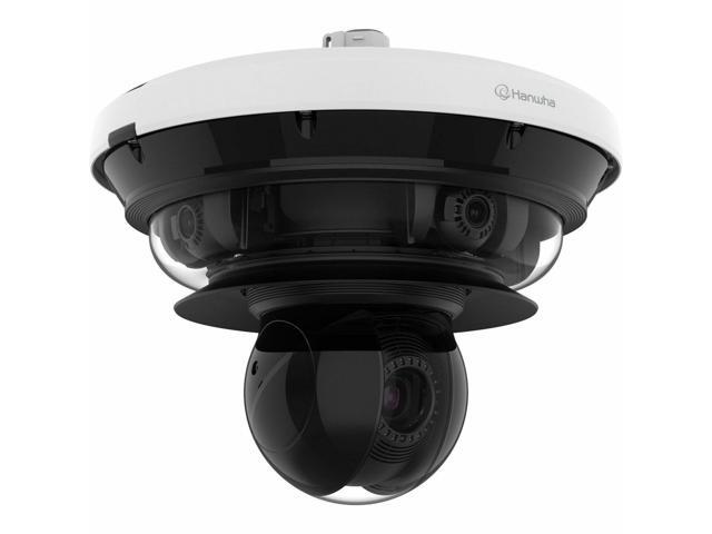 Wisenet PNM-C34404RQPZ 34 Megapixel Outdoor 4K Network Camera - Color - Dome - White - 656.17 ft Infrared Night Vision - H.264, H.265, MJPEG - 3840...