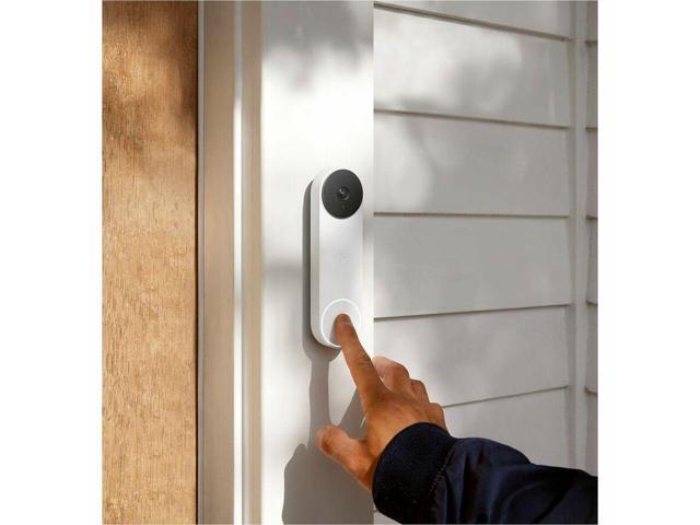 Google - Nest Doorbell (wired, 3rd gen) - Latest Model - 2K Video and Gemini - Snow - image 5