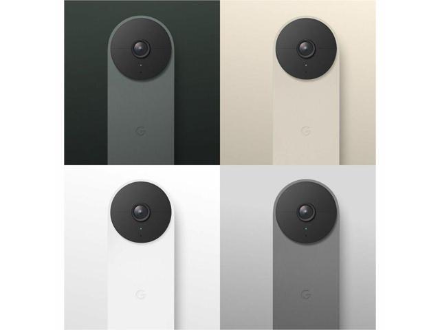 Google - Nest Doorbell (wired, 3rd gen) - Latest Model - 2K Video and Gemini - Snow - image 6