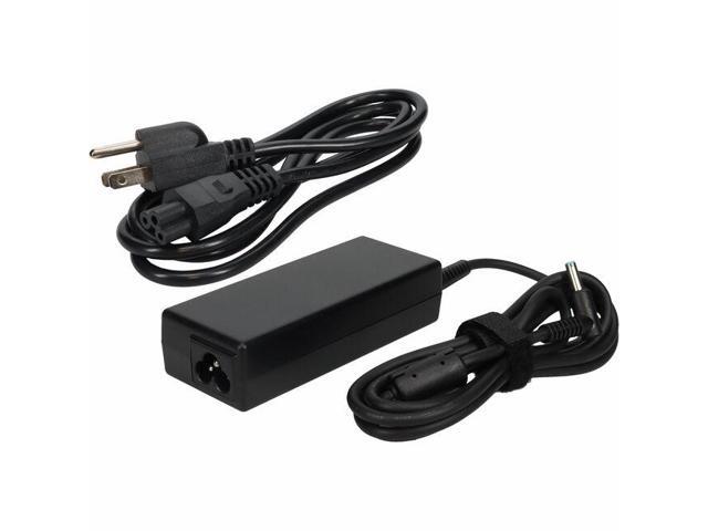 AddOn HP H6Y89UTABA Compatible 65W 19.5V at 3.33A Black 4.5 mm x 3.0 mm Laptop Power Adapter and Cable with 7.4mm x 5.0mm tip adapter - 65 W - 19.5...