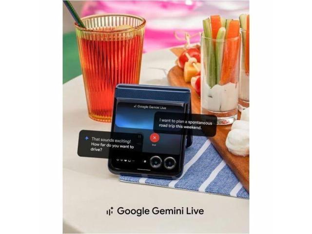 Motorola - razr 2025 256GB (Unlocked) - PANTONE Gibraltar Sea - image 5