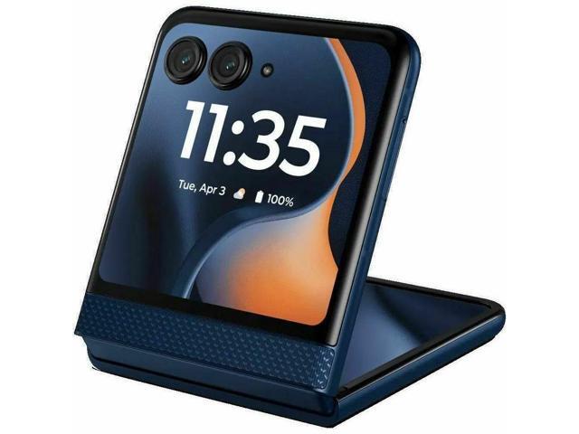 Motorola - razr 2025 256GB (Unlocked) - PANTONE Gibraltar Sea - image 8