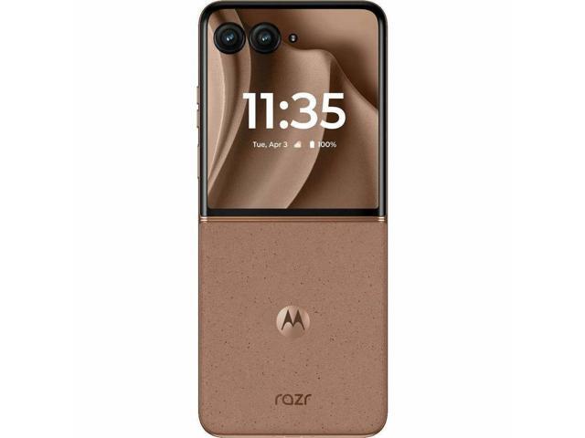 Motorola - razr+ 2025 256GB (Unlocked) - PANTONE Mocha Mousse - image 4