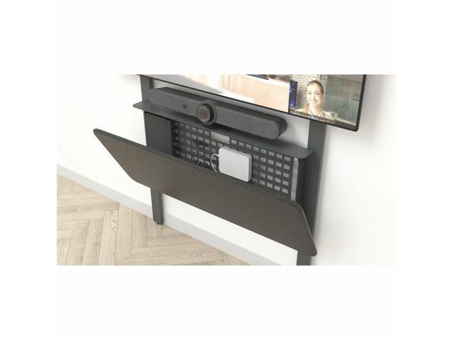 Heckler Design Wall Mount for Video Conference Equipment Camera Shelf Video Panel Mini PC Camera Black Gray (H807-BG)
