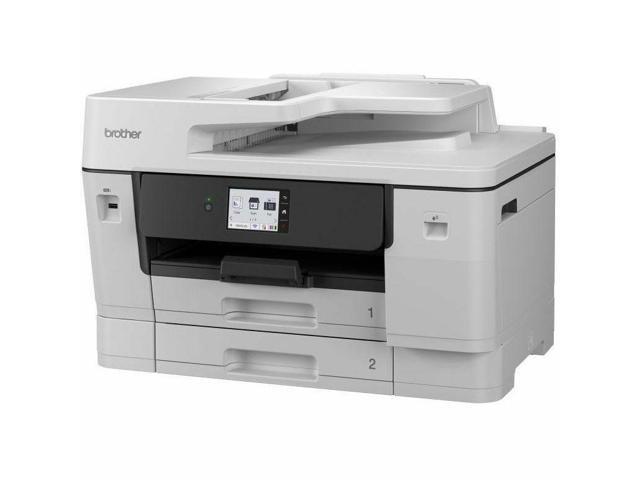 Brother - INKvestment 6960 Wireless Color All-in-One Inkjet Printer with 11”x17” capabilities/2 Paper Trays (MFCJ6960DW) - Gray - image 6