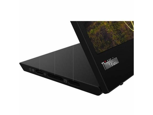 Lenovo ThinkVision M15 16' Class Full HD LED Monitor - 16:9 - Raven Black - 15.6' Viewable - In-plane Switching (IPS) Technology - WLED Backlight -...