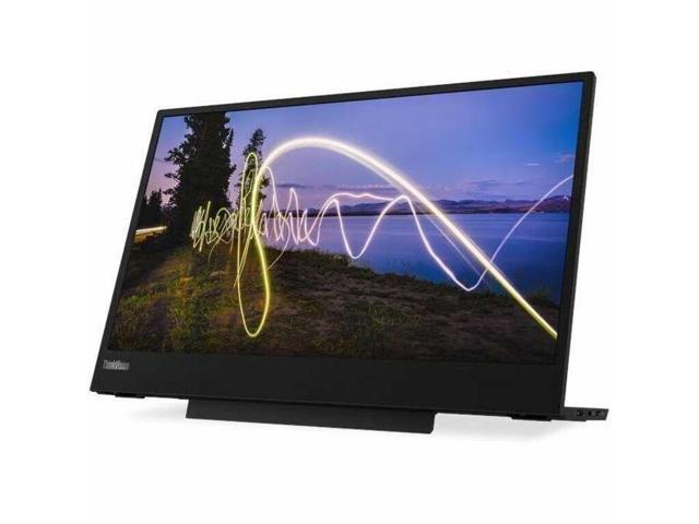Lenovo ThinkVision M15 16' Class Full HD LED Monitor - 16:9 - Raven Black - 15.6' Viewable - In-plane Switching (IPS) Technology - WLED Backlight -...