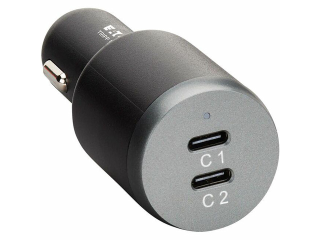 Tripp Lite series U280-C02-100W 100W Auto Adapter - 100 W - 12 V DC, 24 V DC Input - 5 V DC, 9 V DC, 15 V DC, 20 V DC Output - 5 A - Black