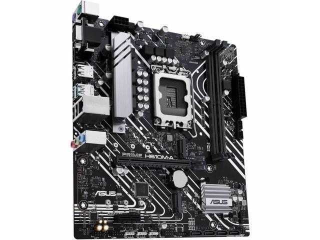 Asus Prime H610M-A-CSM Gaming Desktop Motherboard - Intel H610 Chipset - Socket LGA-1700 - Micro ATX - Core, Pentium Gold, Celeron Processor...