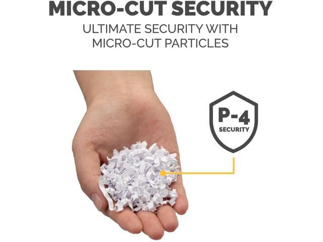 Fellowes Powershred LX41 8 Sheet Micro-Cut Paper Shredder for Home Office - Micro Cut - 8 Per Pass - for shredding Staples, Paper Clip, Credit Card...