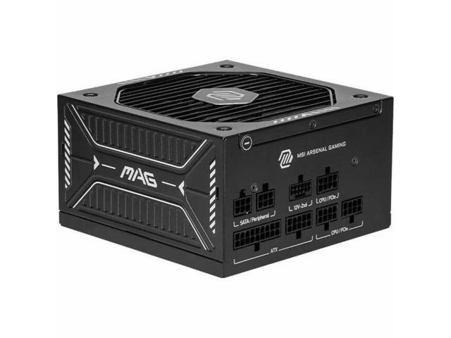 MSI - MAG A750GLS PCIE5 750W ATX 3.1 & PCIe 5.1 Ready Fully modular 80 Plus Gold Energy Efficiency Gaming Power Supply - Black - image 7