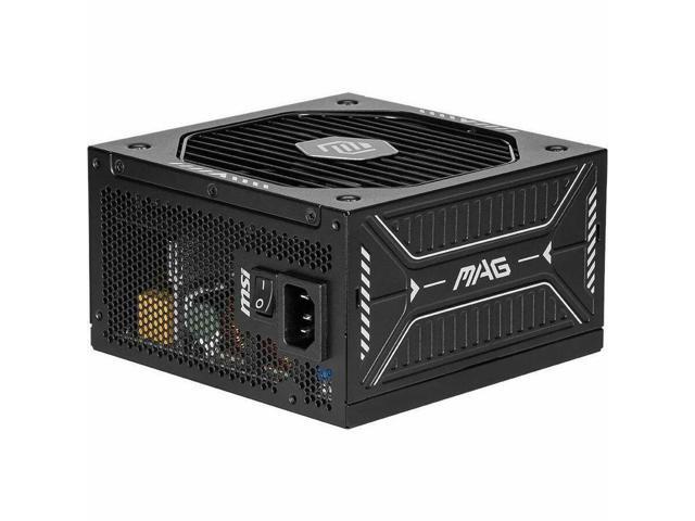 MSI - MAG A750GLS PCIE5 750W ATX 3.1 & PCIe 5.1 Ready Fully modular 80 Plus Gold Energy Efficiency Gaming Power Supply - Black - image 9