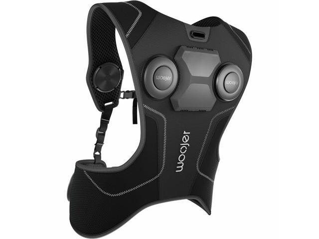 Woojer - HiFi Haptic Vest 4 - Compatible with PS (3,4,5) Xbox (Series X, One, 360) Nintendo (Switch, 3DS) - Black - image 3
