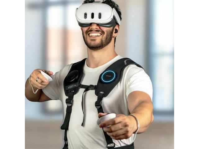 Woojer - HiFi Haptic Vest 4 - Compatible with PS (3,4,5) Xbox (Series X, One, 360) Nintendo (Switch, 3DS) - Black - image 7