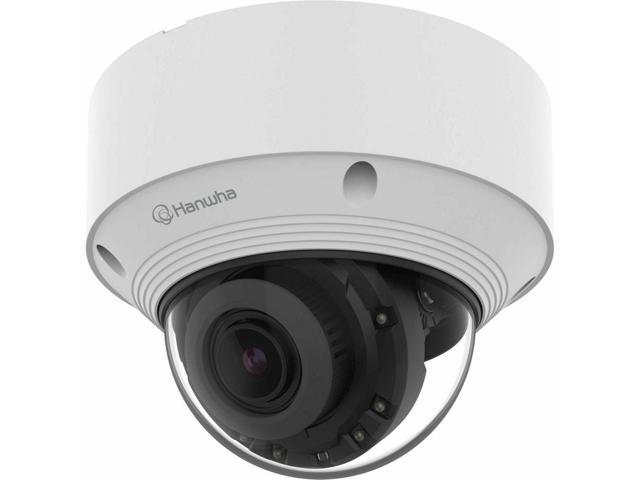 Wisenet QNV-C6083R 2 Megapixel Outdoor Full HD Network Camera - Color - Dome - White - TAA Compliant - 131.23 ft Infrared Night Vision - H.265,...
