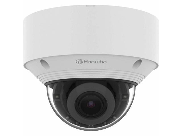 Wisenet QNV-C6083R 2 Megapixel Outdoor Full HD Network Camera - Color - Dome - White - TAA Compliant - 131.23 ft Infrared Night Vision - H.265,...