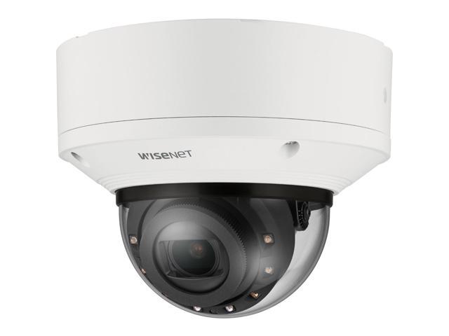 Wisenet XND-C6083RV 2 Megapixel Full HD Network Camera - Dome - White - 131.23 ft Infrared Night Vision - 1920 x 1080 - 2.80 mm- 12 mm Varifocal lens