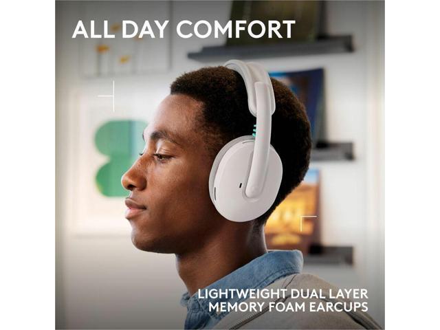 Logitech - G325 LIGHTSPEED Wireless Bluetooth Gaming Headset with Noise Reduction Microphone for PC, PlayStation, Switch, Mobile - White - image 6