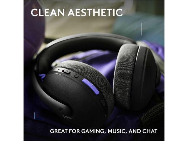 Logitech - G325 LIGHTSPEED Wireless Bluetooth Gaming Headset with Noise Reduction Microphone for PC, PlayStation, Switch, Mobile - Black - image 2