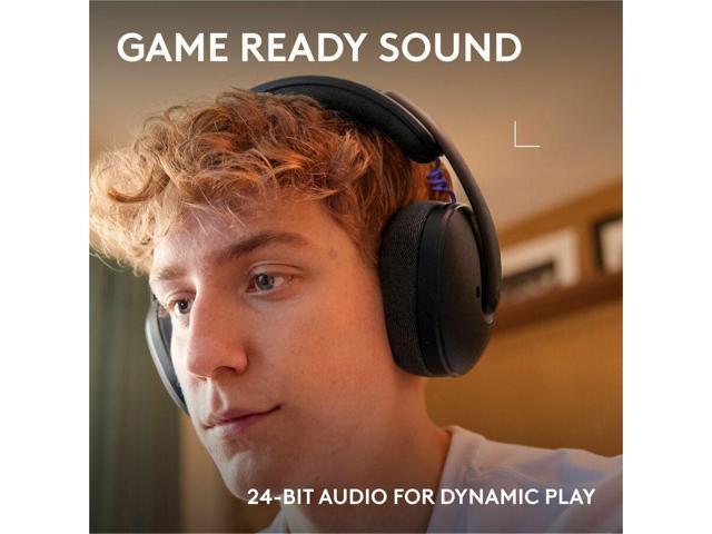 Logitech - G325 LIGHTSPEED Wireless Bluetooth Gaming Headset with Noise Reduction Microphone for PC, PlayStation, Switch, Mobile - Black - image 5