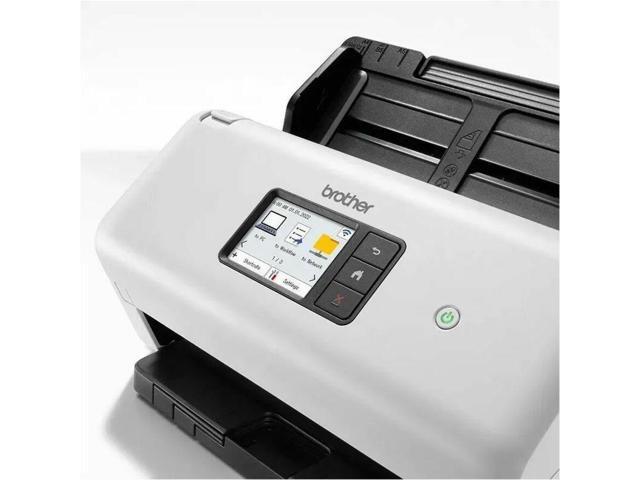 Brother ADS-3350W Sheetfed Scanner - 600 x 600 dpi Optical - 48-bit Color - 40 ppm (Mono) - 40 ppm (Color) - Color, Monochrome, Grayscale Scan -...