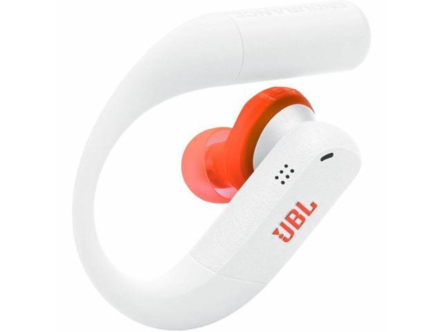 JBL - Endurance Peak 4 - TRUE Wireless Bluetooth Noise Cancelling Sport In-Ear Earbuds - 2027 - White / Orange - image 4