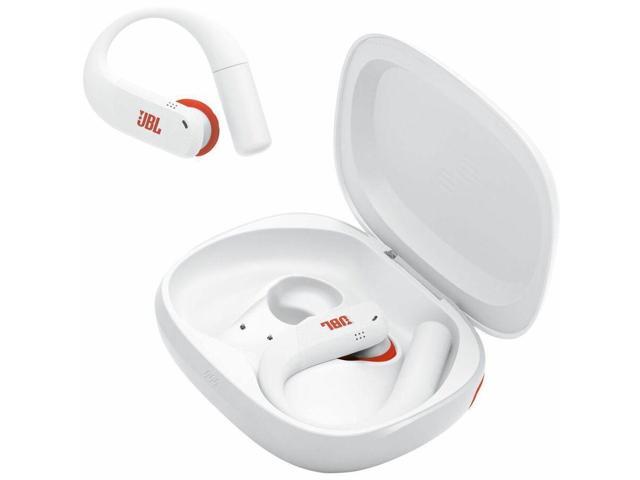 JBL - Endurance Peak 4 - TRUE Wireless Bluetooth Noise Cancelling Sport In-Ear Earbuds - 2027 - White / Orange - image 6