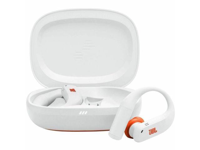 JBL - Endurance Peak 4 - TRUE Wireless Bluetooth Noise Cancelling Sport In-Ear Earbuds - 2027 - White / Orange - image 8