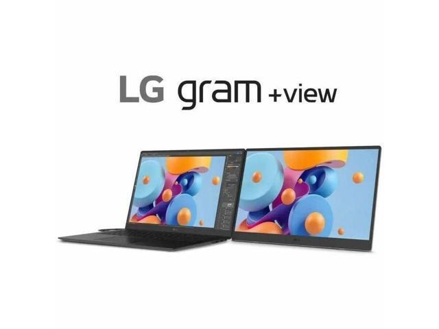 LG gram +view 17MT70 17' Class WQXGA LCD Monitor - 16:10 - Black, Silver - 17' Viewable - In-plane Switching (IPS) Technology - 2560 x 1600 - 350...