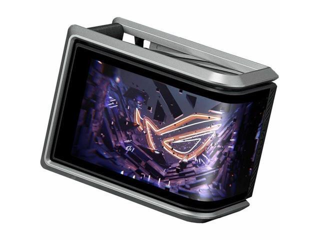 ASUS ROG RYUO IV 360 ARGB with movable curved 6.67-inch AMOLED display that supports 3D-effect video or customizable system stats, plus Asetek Emma...