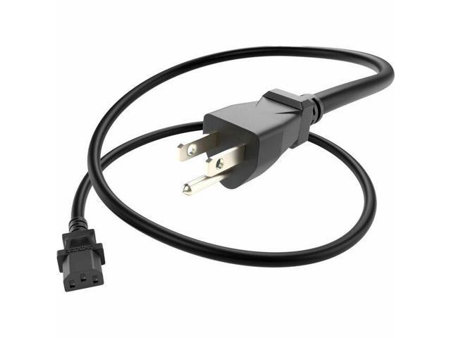 Unirise Standard Power Cord - For Electronic Equipment - 13 A - Black - 6 ft Cord Length - NEMA 5-15P / IEC 60320 C13