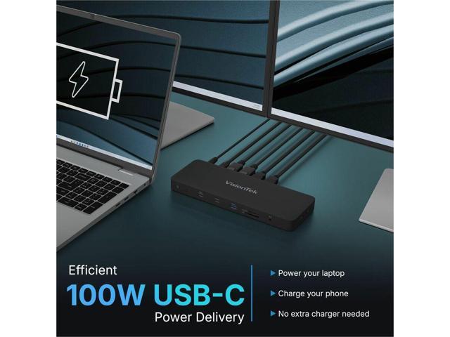 VisionTek VT8100 Quad 4K Docking Station - image 5