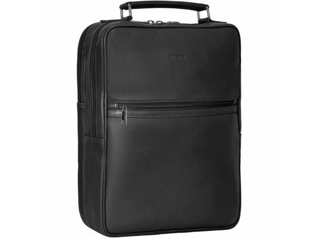Champs Onyx Carrying Case (Backpack) for 11' to 15.6' Notebook, Tablet PC - Black, Gun Metal - Top Grain Cowhide Leather Body - 3.5' Height x 11'...